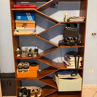 SCRIVANIA + LIBRERIA IN LEGNO