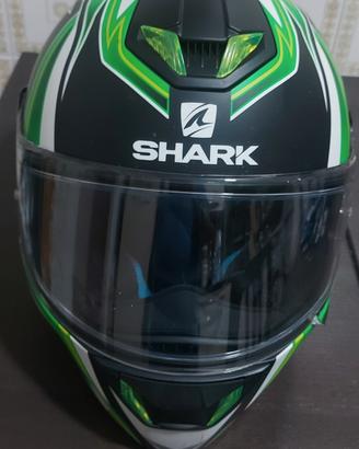 casco skwal verde kawasaki 
