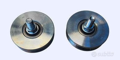 ruota  metallo  gola "V" D98cm