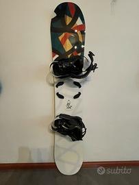 Set Snowboard Salomon Lotus, Attacchi, Borsone