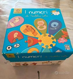 Puzzle double face I numeri di Nicoletta Costa 3+
