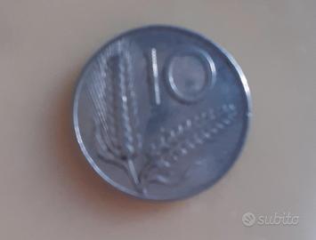 collezionismo moneta 10 lire  1952
