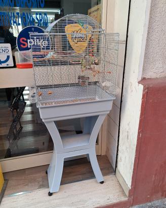 voliera per pappagalli ed uccelli