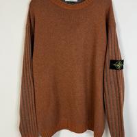Maglione cashmere stone island arancione XL grey