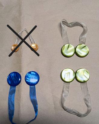 Fermaglio per tenda con magnete, varie misure