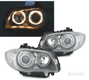 FARI BMW E81 E87 E82 E88 ANGEL EYES FONDO CROMATO 
