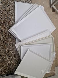 Vassoi cerimonia in plastica bianco