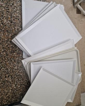 Vassoi cerimonia in plastica bianco