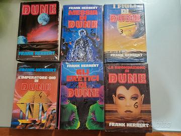 6  libri Dune Frank Herbert anni 80 molti nuovi !