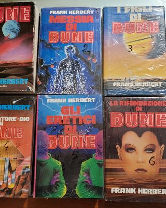6  libri Dune Frank Herbert anni 80 molti nuovi !