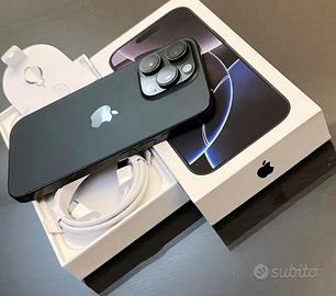 iPhone 16 Pro 128GB Black Titanium come Nuovo