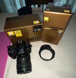 NIKON D810  CON OBBIETTIVO VR 24/120 F4   Gopro