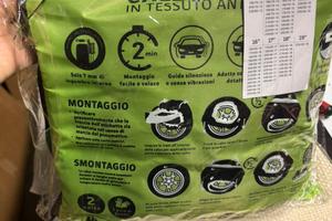 calza catena antineve per auto, nuova