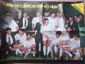 poster Milan  Coppa dei campioni 89/90