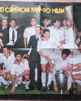 poster Milan  Coppa dei campioni 89/90