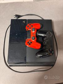 PS4 FAT funzionante con 2 controller