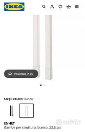 Gambe Enhet Ikea per struttura bagno