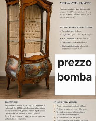 vetrina antiquariato 