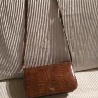 Borsa Fb Fashion coccodrillo marrone