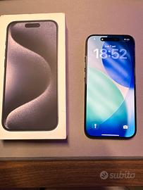 IPhone 15 Pro 128GB - Blu Titanio