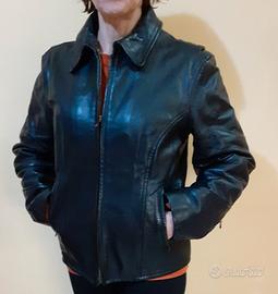 Benetton giacca in cuoio