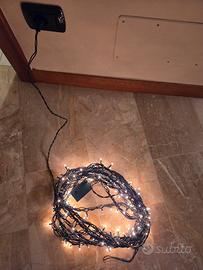 Catena luci Led Natale 7,5 mt con giochi di luce