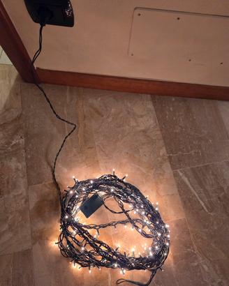 Catena luci Led Natale 7,5 mt con giochi di luce