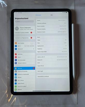 iPad Pro 11" 1ª Gen(64GB) + Apple Pencil + Cover