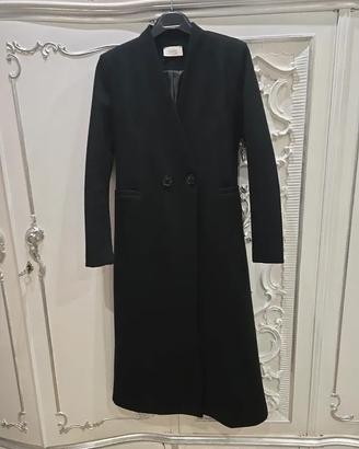 Cappotto lungo da donna nero