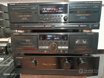 Amplificatore Audiophile Pioneer & Piastra Teac860