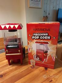 Macchina per pop corn nuova con scatola