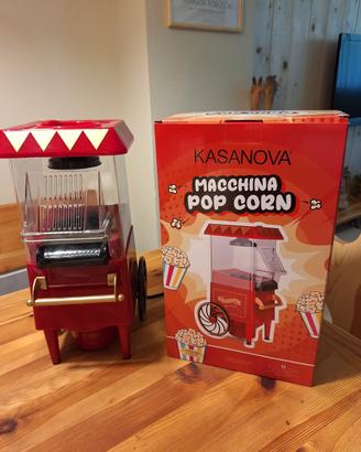Macchina per pop corn nuova con scatola