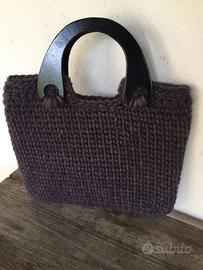 Borsa in lana fatta a mano 