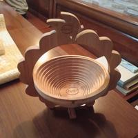 portafrutta in legno 