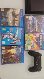 PlayStation 4 PS4 + 2 Controller + 5 Giochi