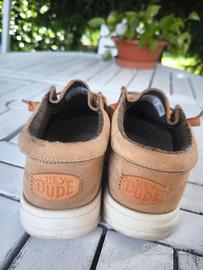 scarpe originali Hey Dude Wally Grip craft Leather