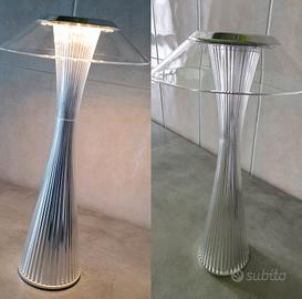 Kartell Space Lampada da Tavolo, Indoor, Cromo