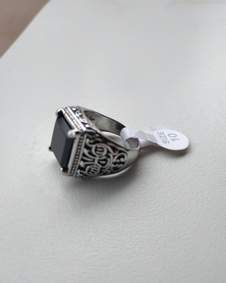 Anello argento tibetano vintage