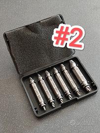 Set #2 estrattori doppia testa acciaio HSS 4341