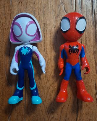 Spidey e Ghost Spider action figure Hasbro