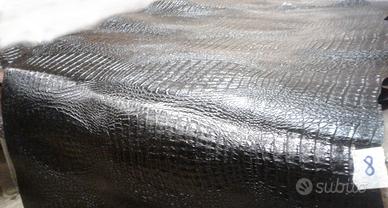 Pelle coccodrillo stampato