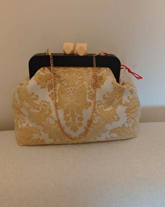 Borsa gialla di San Leucio - Fatta a mano