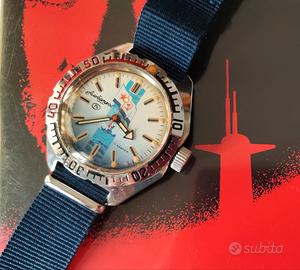 orologio russo boctok amphibia cccp