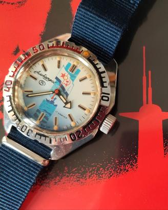 orologio russo boctok amphibia cccp