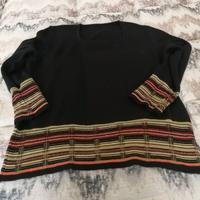 Maglia donna nera T.48