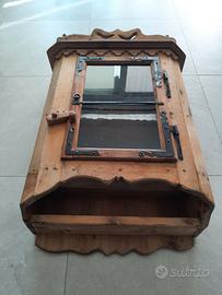 Vetrina in legno Sudtirol