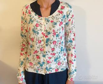 Golfino Twin Set a fiori, taglia S