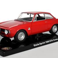 MODELLO AUTO ALFA ROMEO GIULIA GTA CORSE 1600