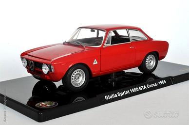 MODELLO AUTO ALFA ROMEO GIULIA GTA CORSE 1600