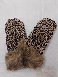 guanti leopardati terranova